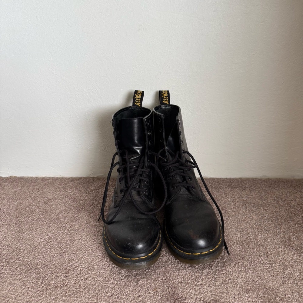 Dr. Martens Black Leather Boots